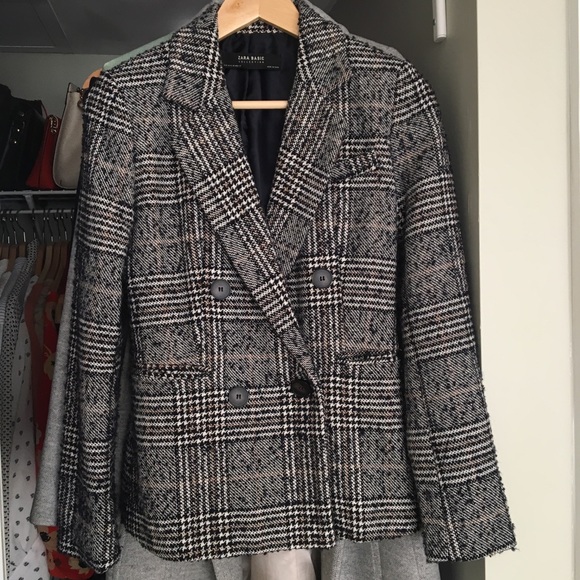 (SOLD) Zara Wool-blend Blazer Coat - Picture 1 of 3